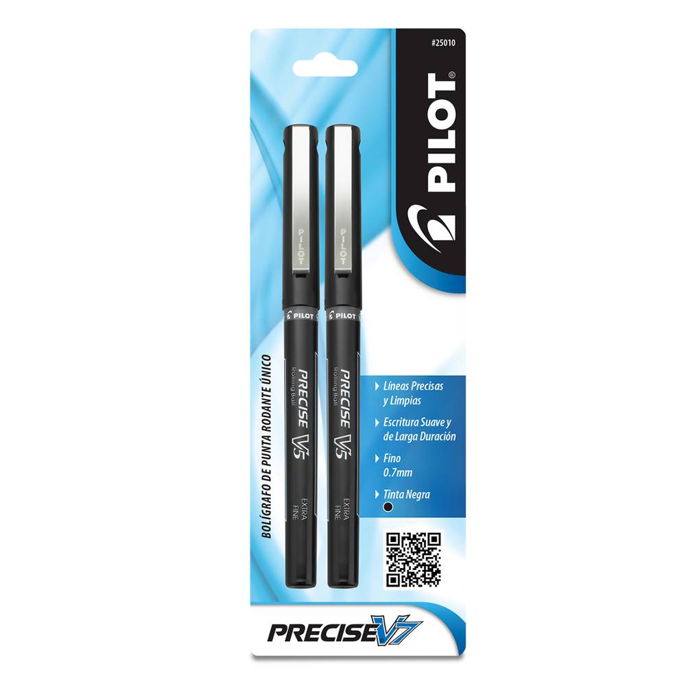 Pilot · Bolígrafo punto fino tinta negra precise v7