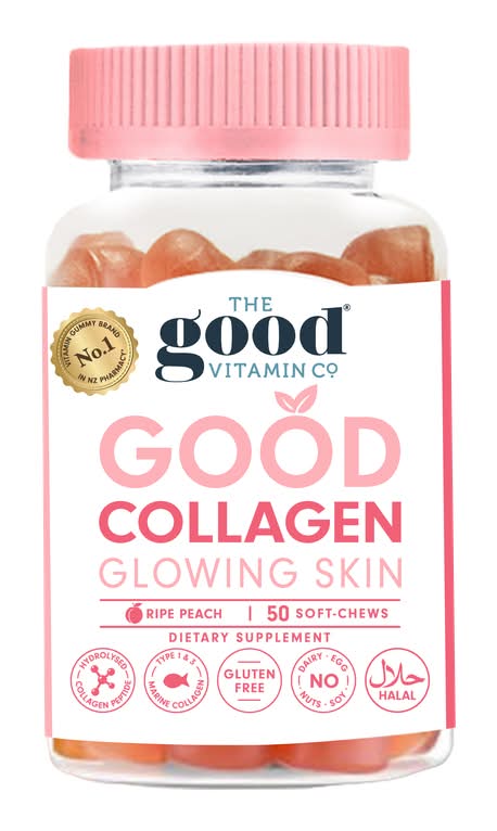 The Good Vitamin Co Good Collagen Glowing Skin Soft-Chews 50s