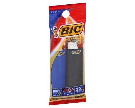 Bic · Classic Lighters with Child Guard (2 ct)
