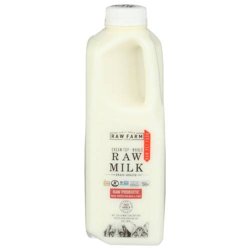 Raw Farm Whole Raw Milk Cream Pet Food Topper