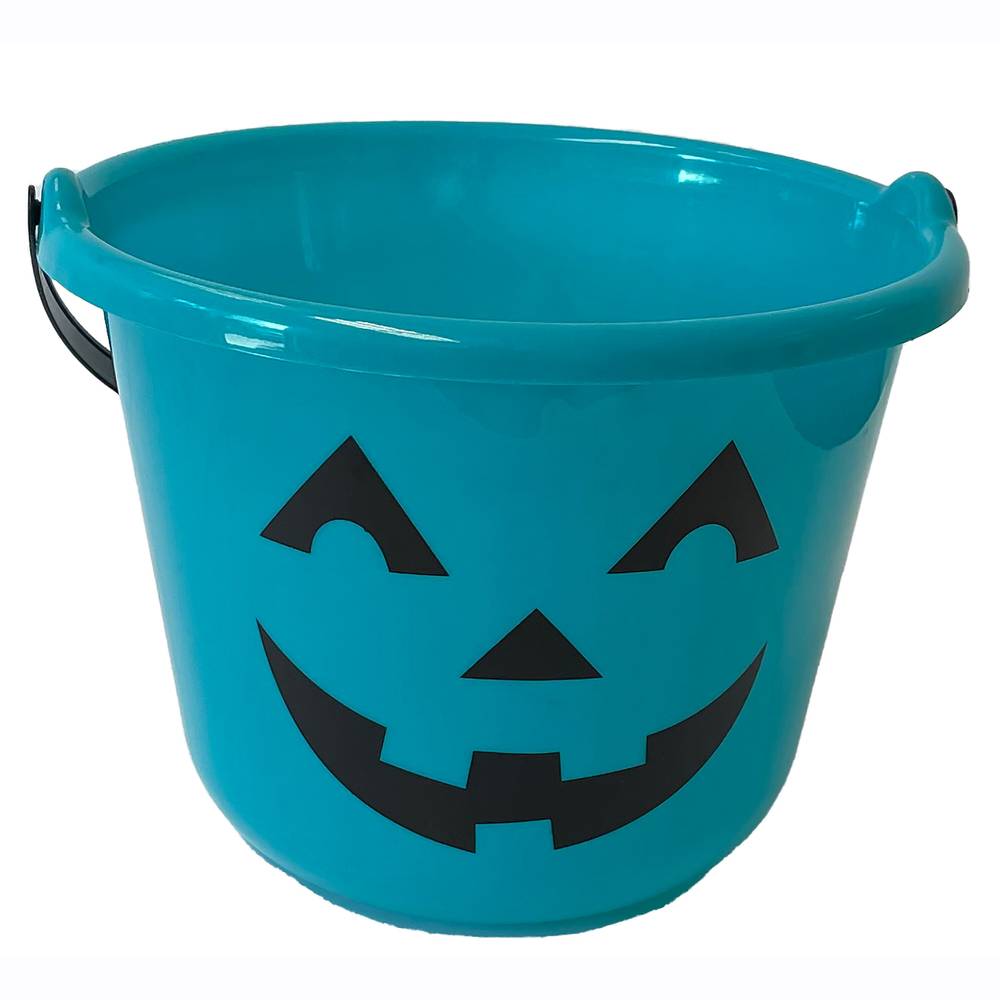 Teal Pumpkin Trick or Treat Bucket