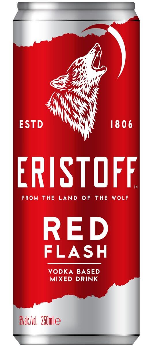 Eristoff Red Flash Vodka 25cl 5%