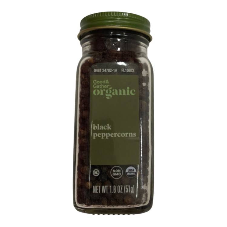 Good & Gather Organic Black Peppercorns (1.8 oz)