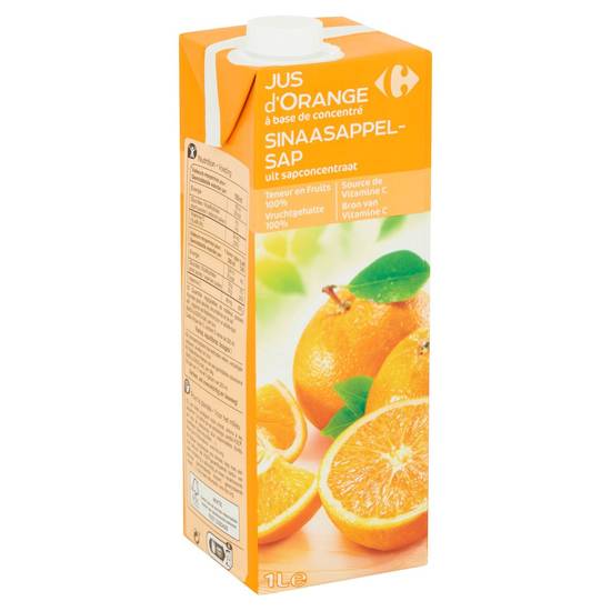 Carrefour Sinaasappelsap uit Sapconcentraat 1 L