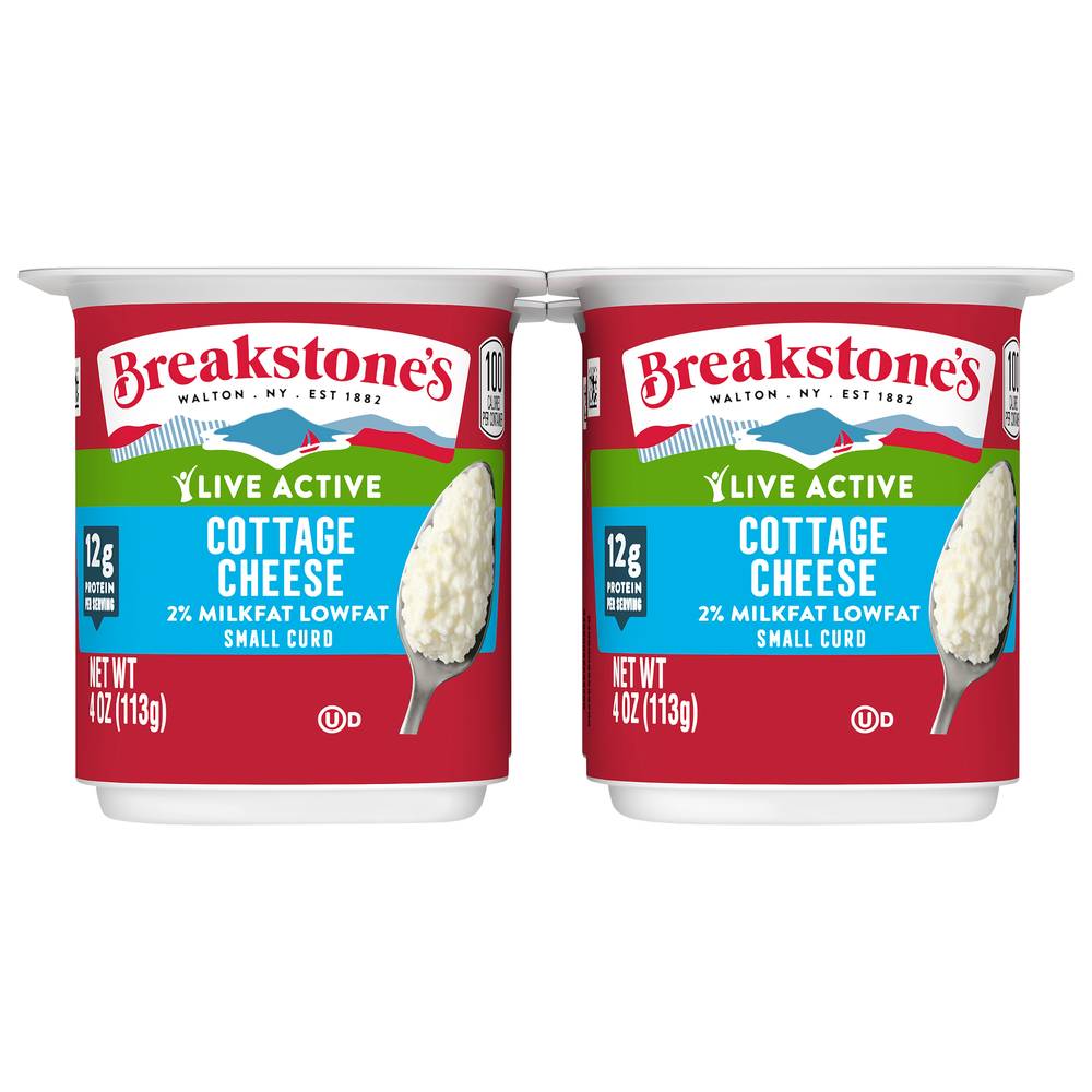 Breakstone's 2% Milkfat Lowfat Small Curd Cottage Cheese (1 lbs)