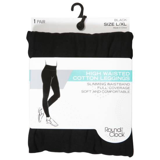 Round the Clock High Waisted Cotton Leggings Size L/Xl