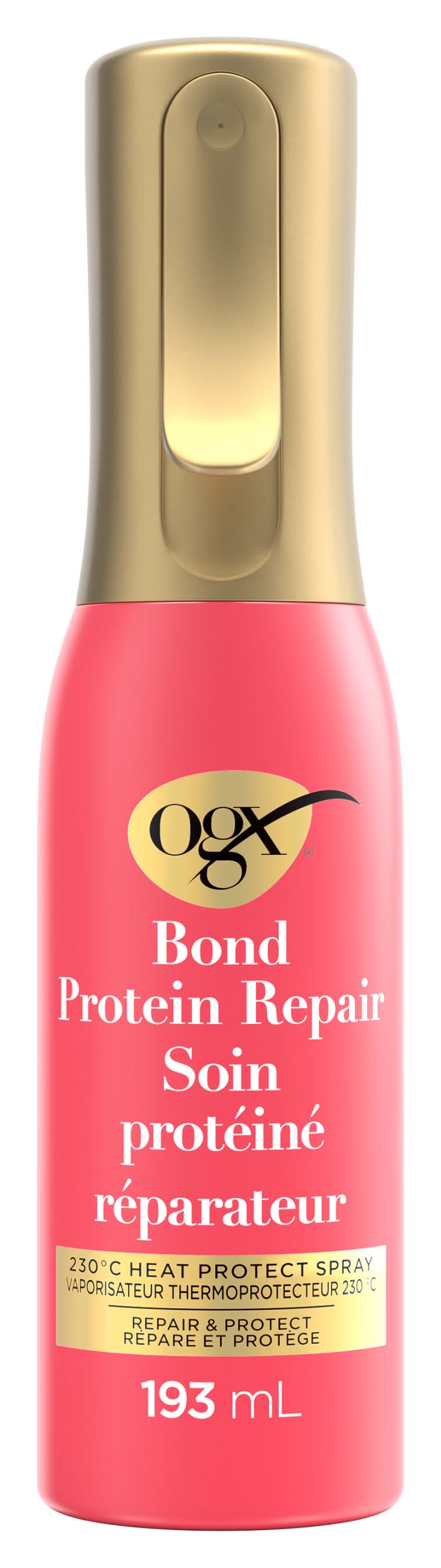 OGX Repair & Protect Bond Protein Heat Protect Spray (193 ml)