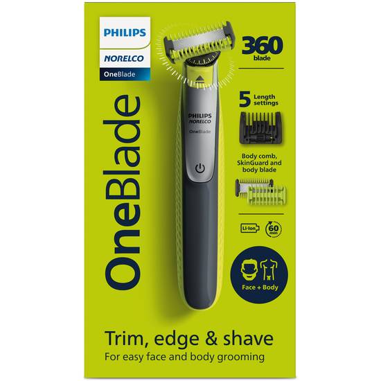 Philips Norelco OneBlade Face + Body Electric Trimmer and Shaver