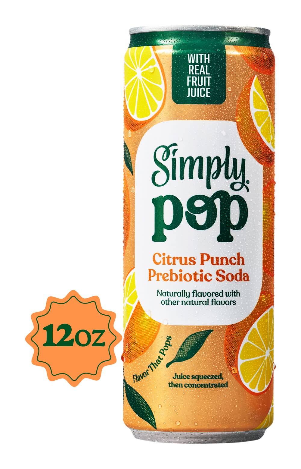 Simply Prebiotic Soda, Citrus Punch (12 fl oz)