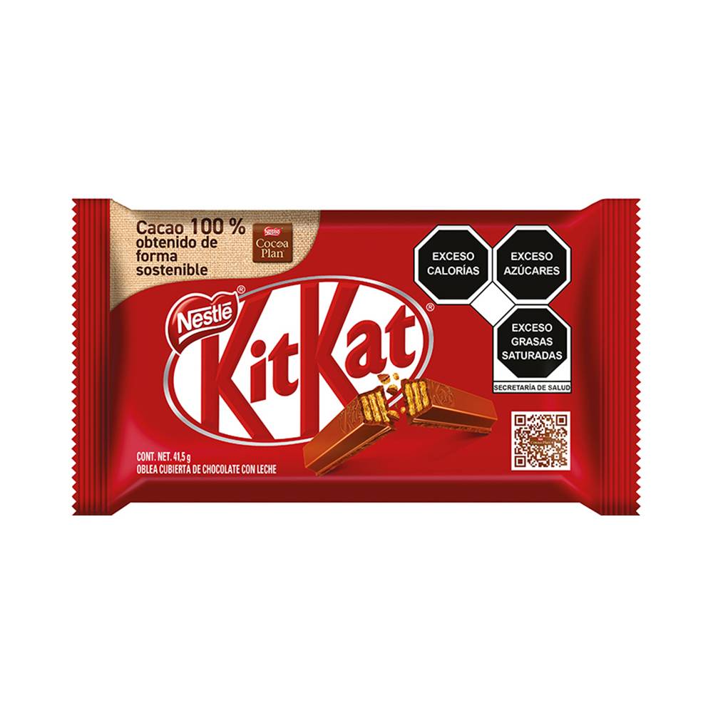 KitKat · Oblea cubierta de chocolate con leche (41,5 g)