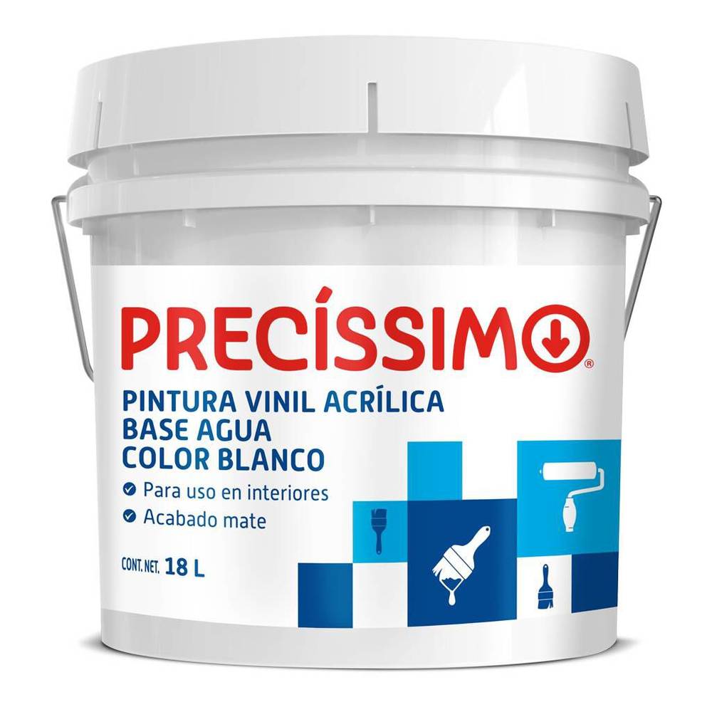 Precíssimo pintura vinil acrílica (blanco)