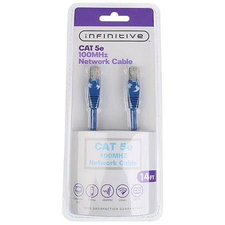 Infinitive Cat 5e 100mhz Network Cable (14 ft)