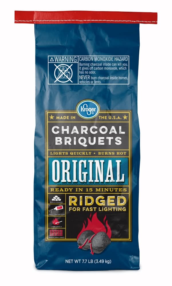 Kroger Original Ridged Charcoal Briquettes