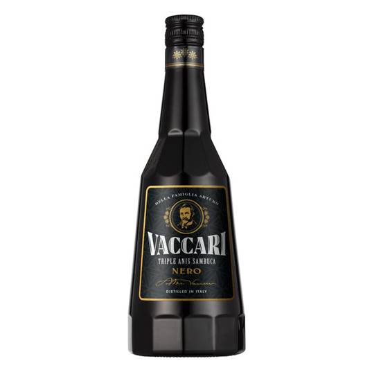Licor Vaccari Sambuca Nero 700 ml