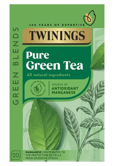 Twinings Pure Green Tea Bags (20 pack)