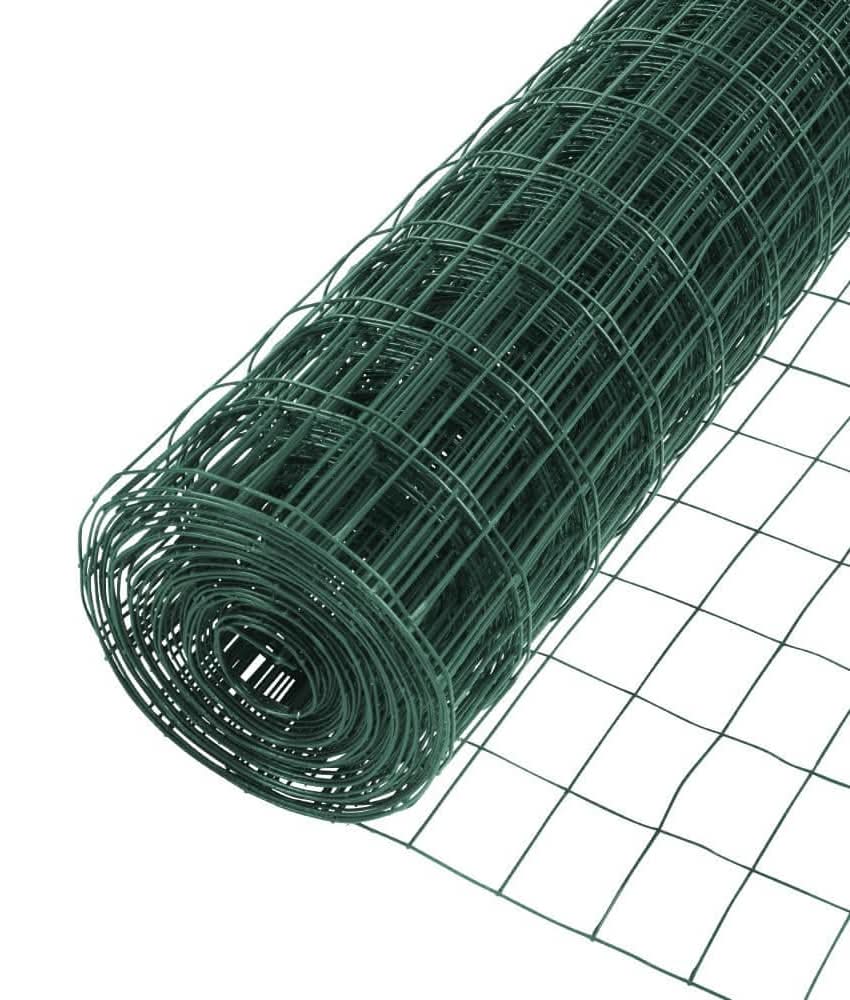 Everbilt 3 Ft. X 50 Ft. Galvanized Steel Green Pvc Coated Welded Wire