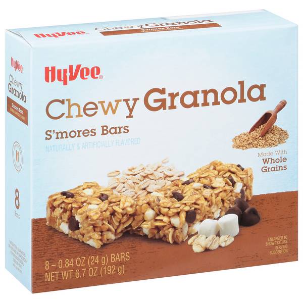 Hy-Vee Chewy Granola Bars, S'mores (6.7 oz, 8 ct)