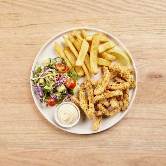 Salt and Pepper Calamari & Fries