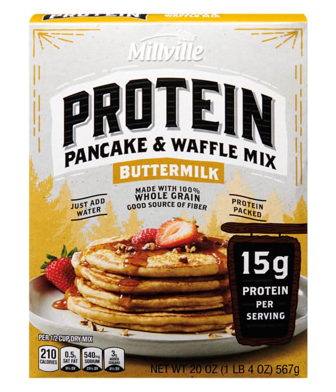 Millville Protein Pancake & Waffle Mix, Buttermilk (20 oz)