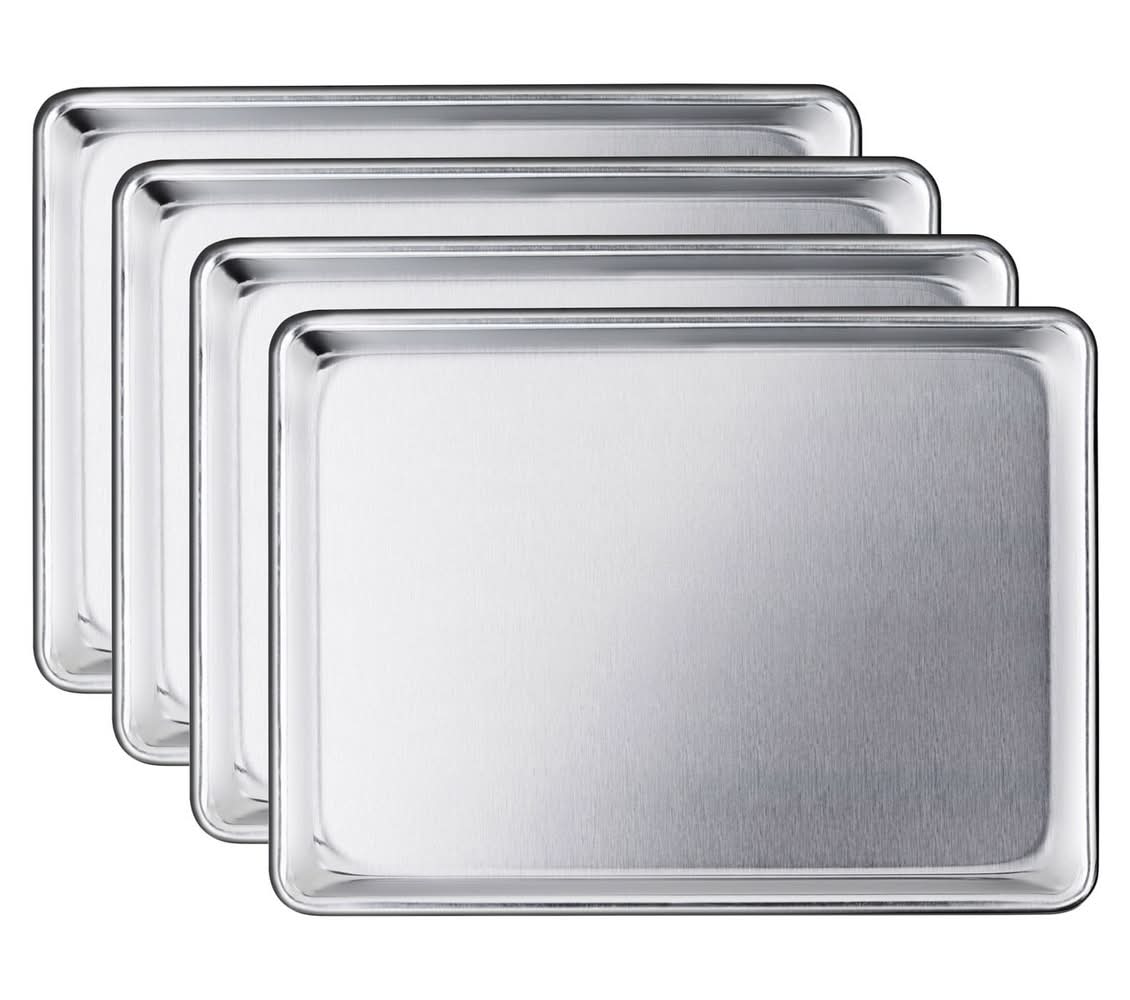 New Star Foodservice - Quarts De Plaques À Pâtisserie, Ensembles De 4 / New Star Foodservice Quarter Baking Sheets, 4-Pack