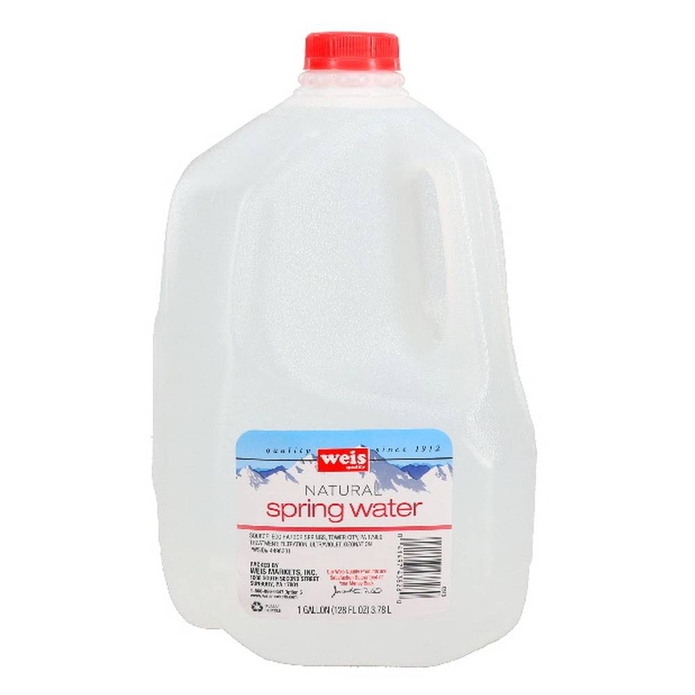 Weis Natural Spring Water (1 gal)