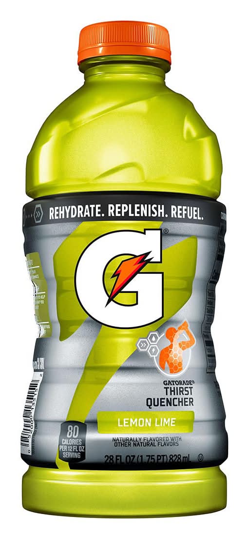 Gatorade Thirst Quencher Energy Sports Drink, Lemon Lime (28 fl oz)
