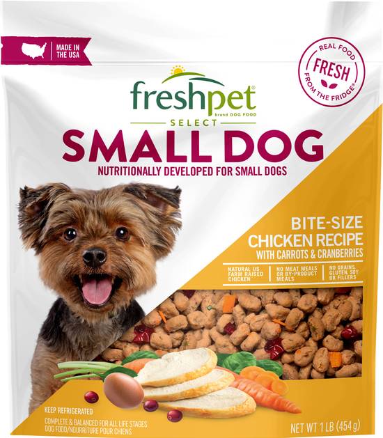 Freshpet Select Bite-Size Chicken Recipe Small Dog Food