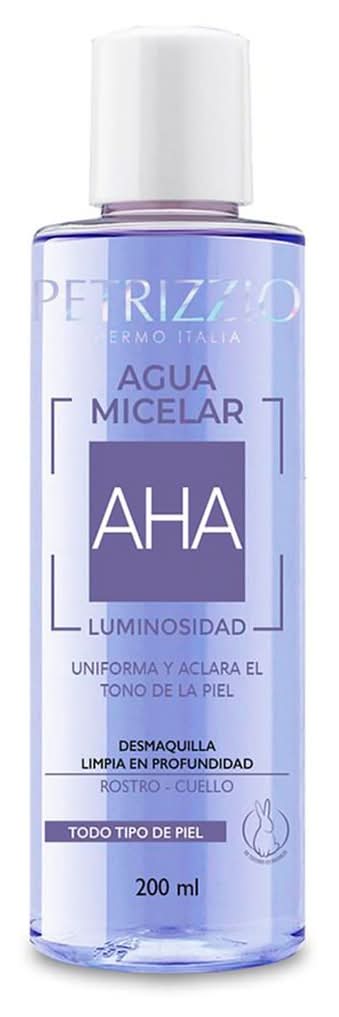 Petrizzio · Aha agua micelar desmaquillante todo tipo de piel (200 ml)