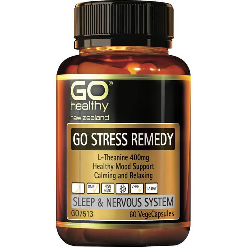 GO Healthy GO Stress Remedy VegeCapsules 30s