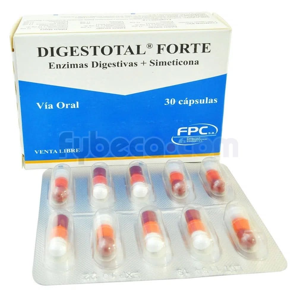 Digestotal Forte Caps C/30 Caja