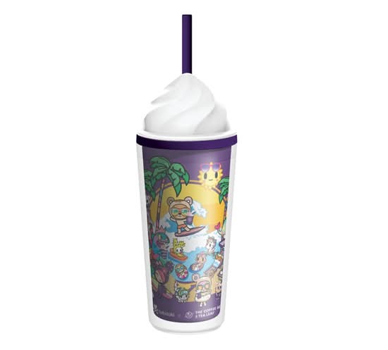 Tokidoki Swirl Lid White Cup