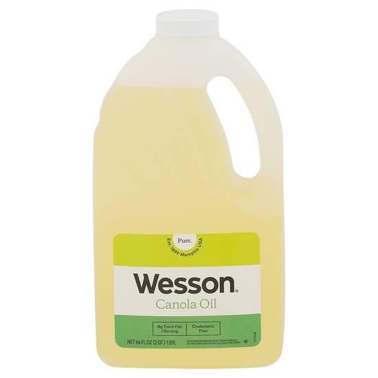 Wesson Pure Canola Oil (64 fl oz)