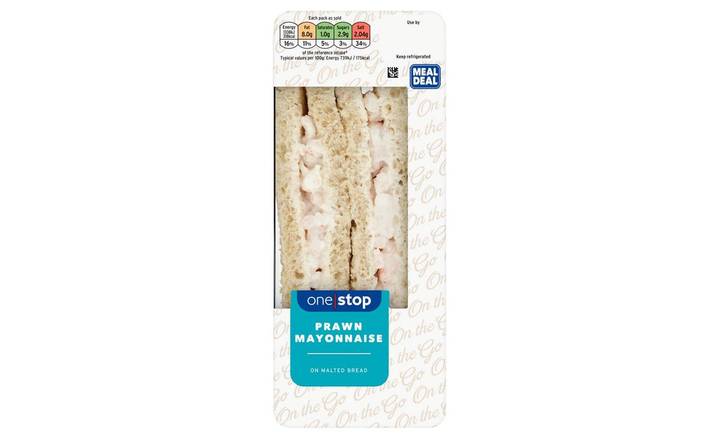 £3.90 Meal Deal: Prawn Mayonnaise Sandwich + Drink + Snack