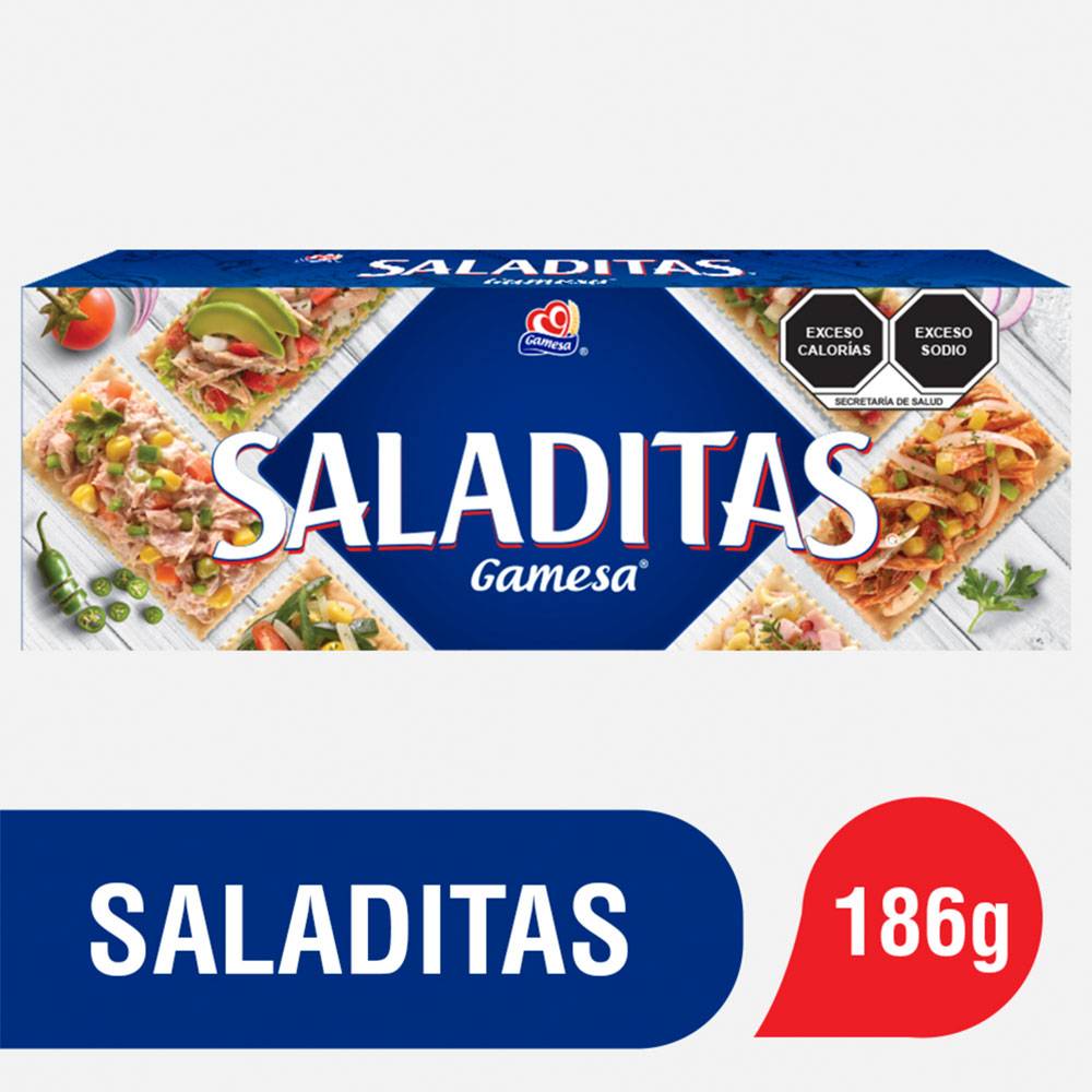 Saladitas galletas saladas (bolsa 186 g)