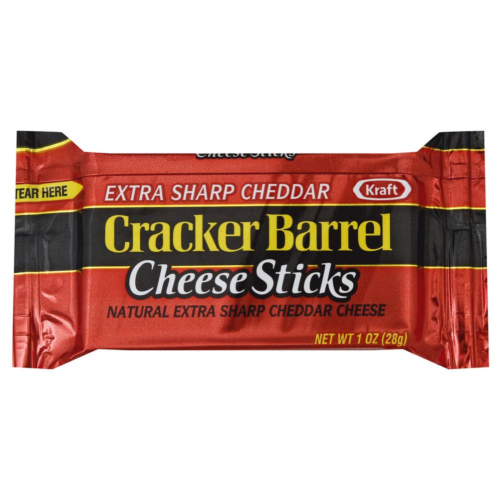 Cracker Barrel Yellow Cheddar Cheese Sticks