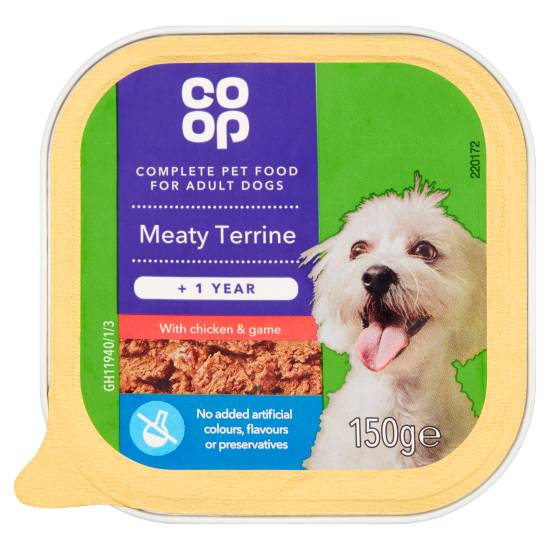 Co-Op Meaty Terrine With Chicken & Game +1 Year 150g