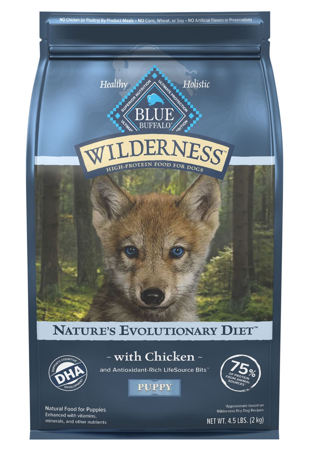 Blue Buffalo Nature Evolutionary Diet With Chicken Food For Puppies (4.5 lbs)