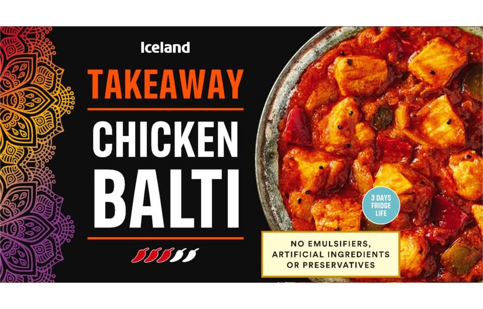 Iceland Chicken Balti (375g)