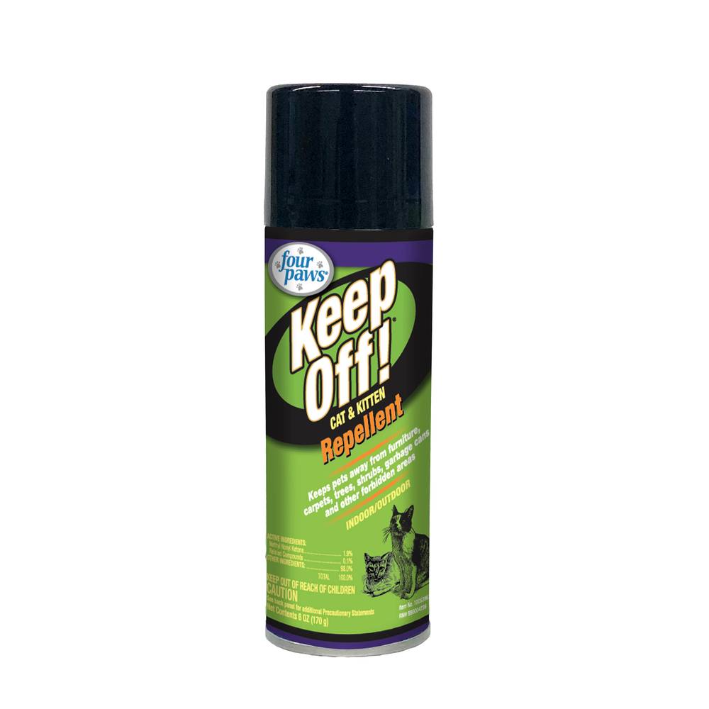 Four Paws Keep Off! Outdoors & Indoor Cat Repellent Spray