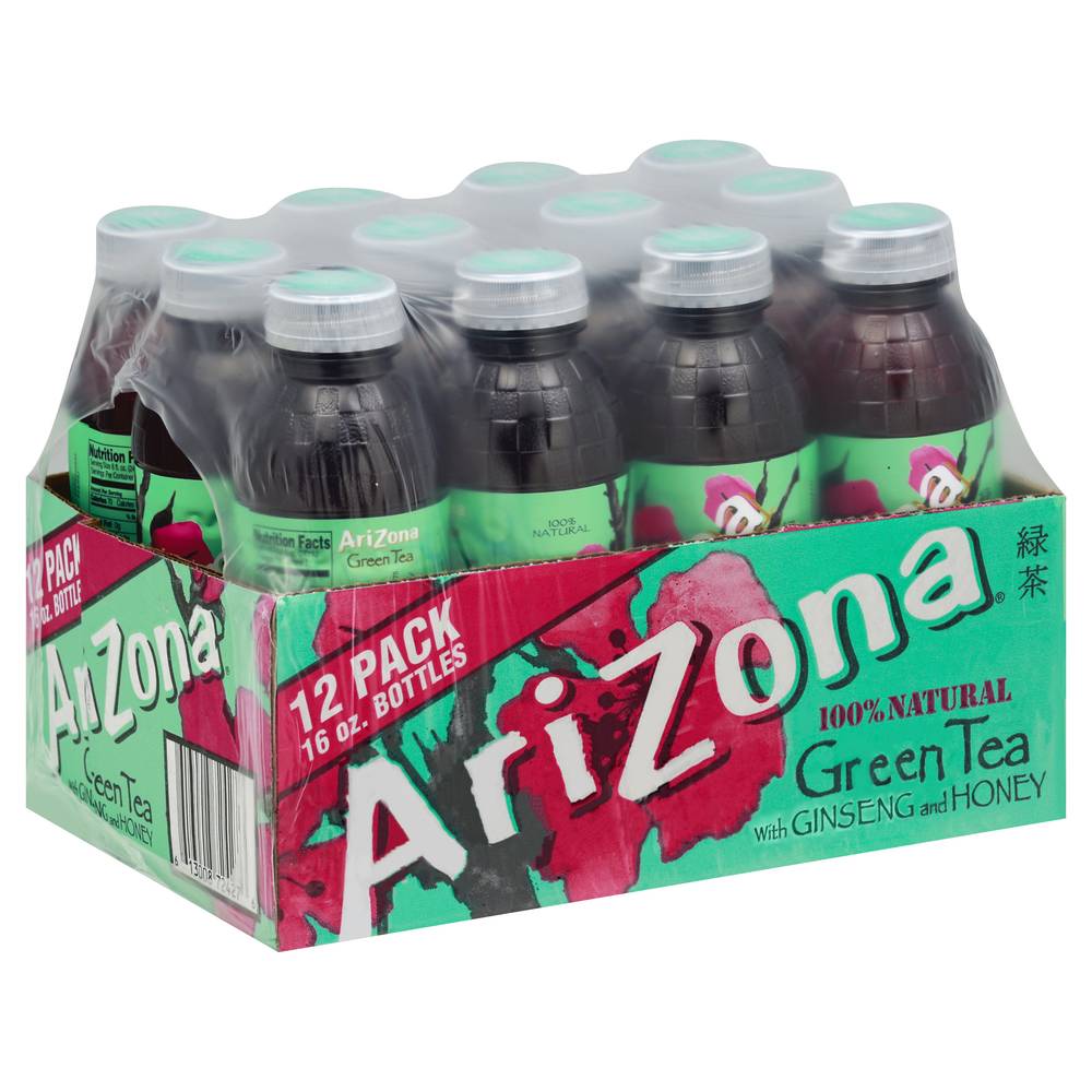 Arizona Green Tea With Ginseng and Honey (12 ct, 16 oz)