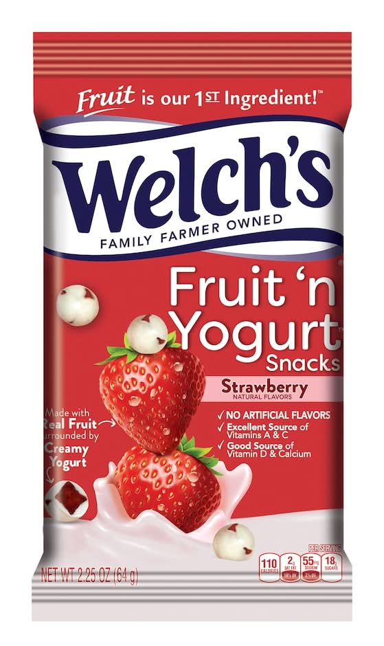 Welch's Fruit 'N Yogurt Snacks, Strawberry (2.25 oz)