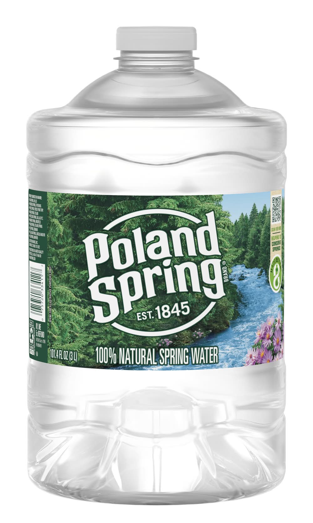 Poland Spring 100% Natural Spring Water (101.4 fl oz)
