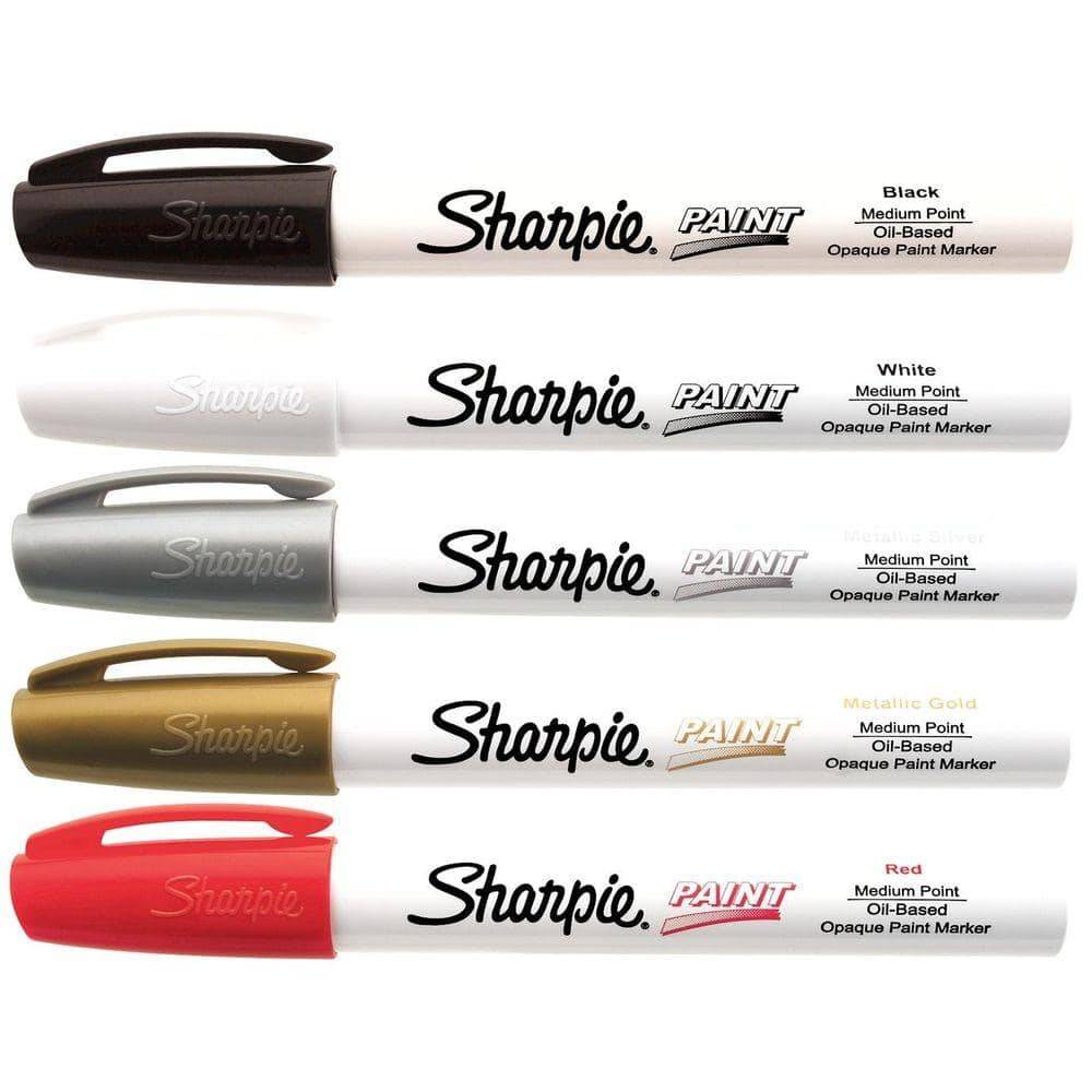 Sharpie 5 Pk Medium Point Paint Markers Basic Color