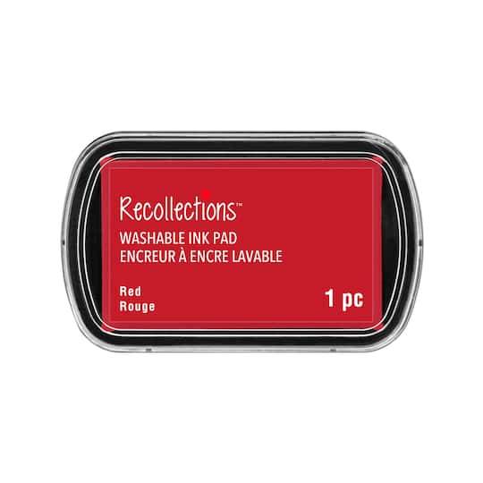 Recollections Washable Ink Pad, 2" x 3" , Red