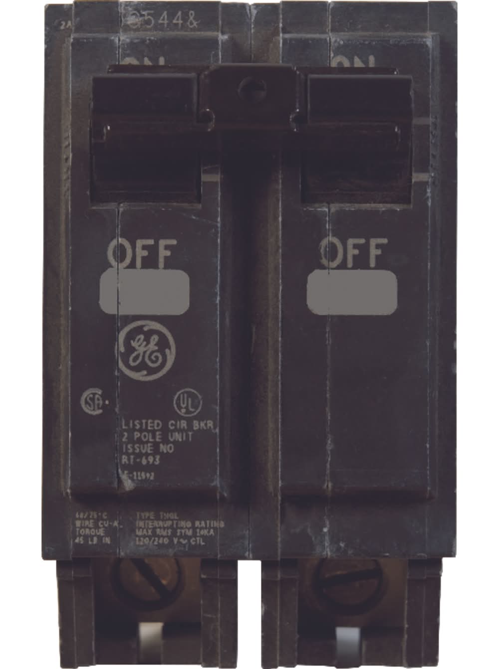 Abb Q-Line 50 Amps Standard 2-Pole Circuit Breaker