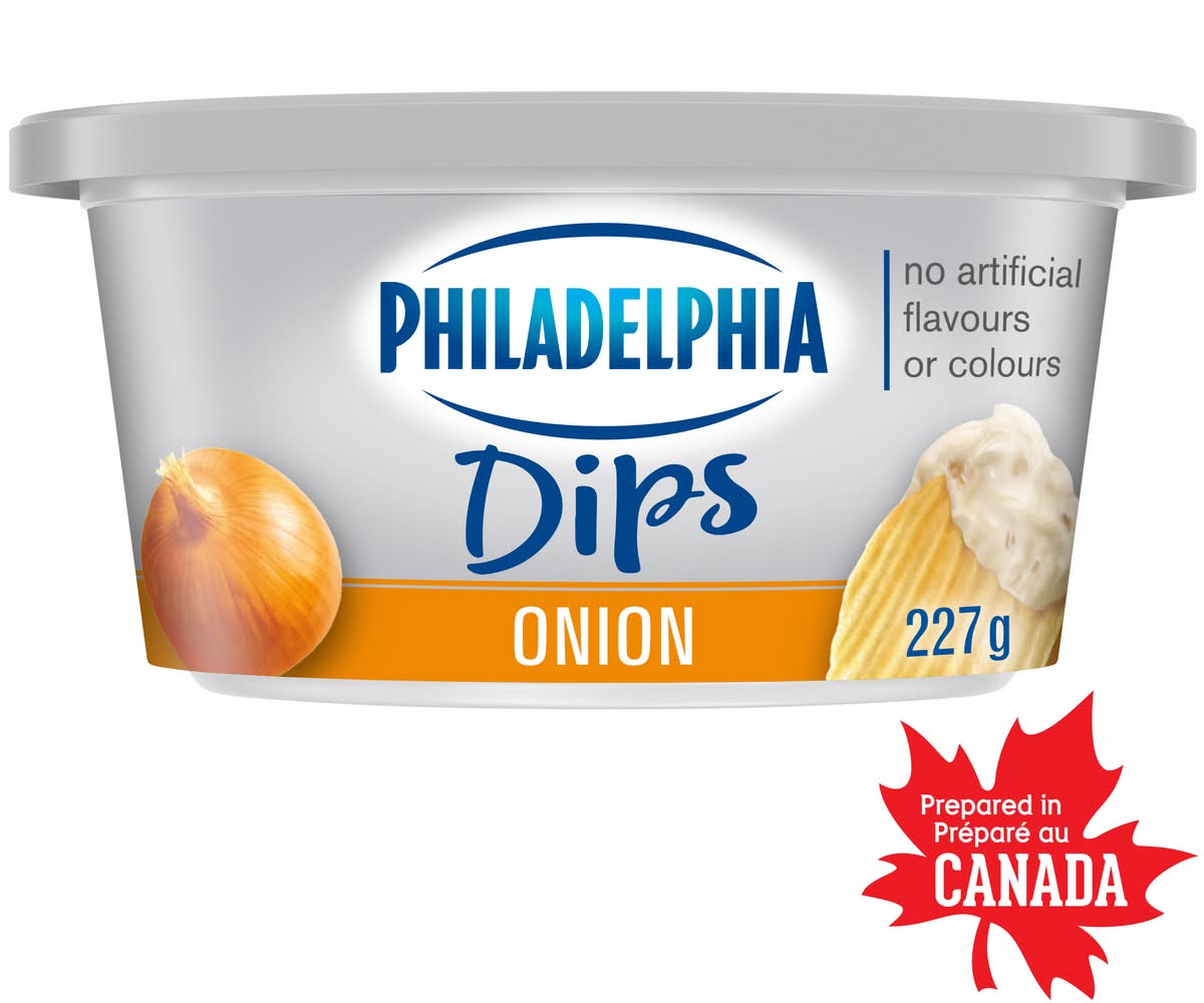 Philadelphia trempette à l'oignon dips (227 g) - dips onion sour cream (227 g)