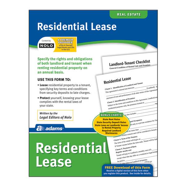 Adams Residential Lease