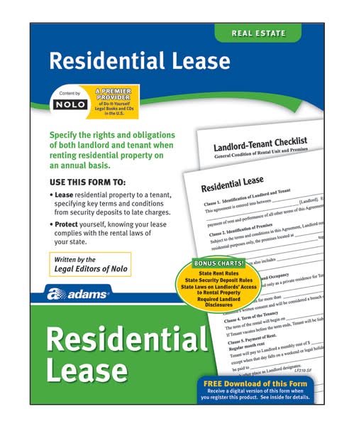 Adams Residential Lease
