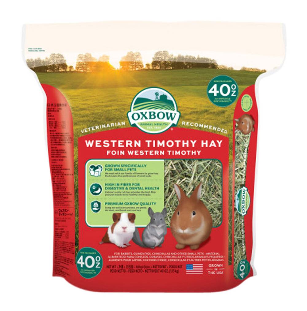 Oxbow Western Timothy Hay For Rabbits & Small Animals (40 oz)