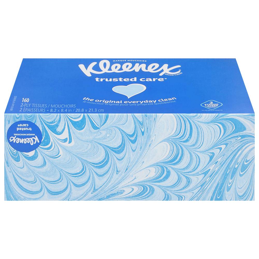 Kleenex Trusted Care Facial Tissues (160 ct)